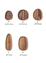 Load image into Gallery viewer, Oval Solid Wood Pan Plate