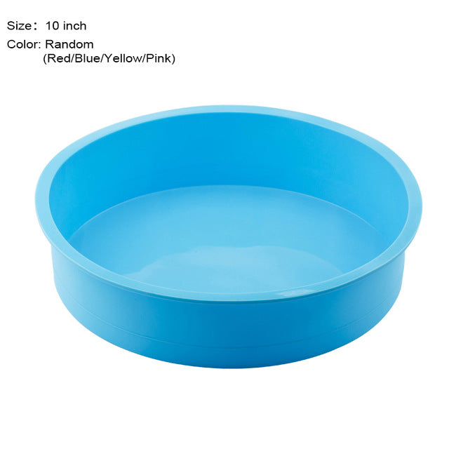 Random Color Silicone Cake Round Shape Mold