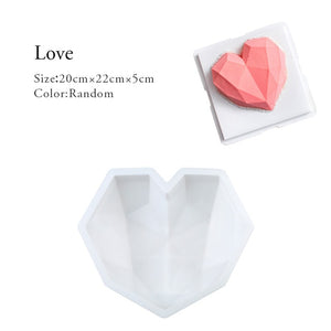 Random Color Silicone Cake Round Shape Mold