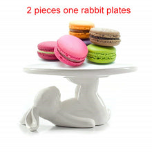 Load image into Gallery viewer, Bunny Rabbit Ceramic Plate