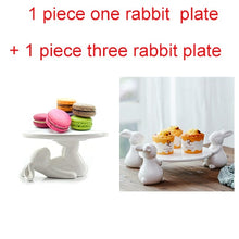 Load image into Gallery viewer, Bunny Rabbit Ceramic Plate