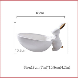 Bunny Rabbit Ceramic Plate