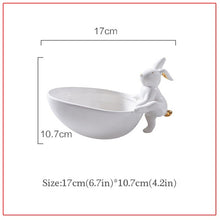 Load image into Gallery viewer, Bunny Rabbit Ceramic Plate
