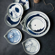 Load image into Gallery viewer, Japanese Style Ceramic Teardrop Plates