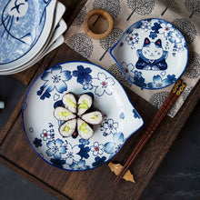 Load image into Gallery viewer, Japanese Style Ceramic Teardrop Plates