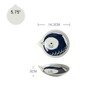 Load image into Gallery viewer, Japanese Style Ceramic Teardrop Plates