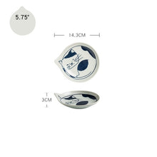 Load image into Gallery viewer, Japanese Style Ceramic Teardrop Plates