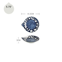 Load image into Gallery viewer, Japanese Style Ceramic Teardrop Plates