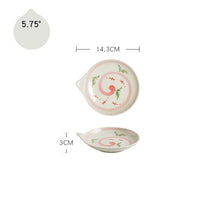 Load image into Gallery viewer, Japanese Style Ceramic Teardrop Plates