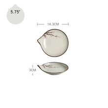 Load image into Gallery viewer, Japanese Style Ceramic Teardrop Plates